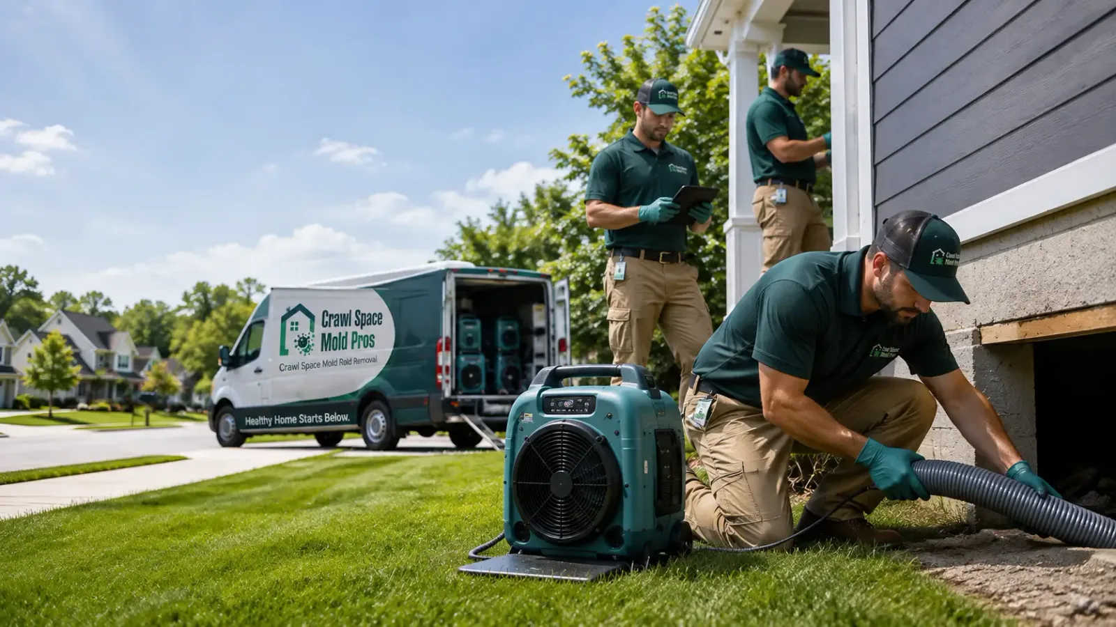 Crawl Space Mold Removal in Salesville, OH